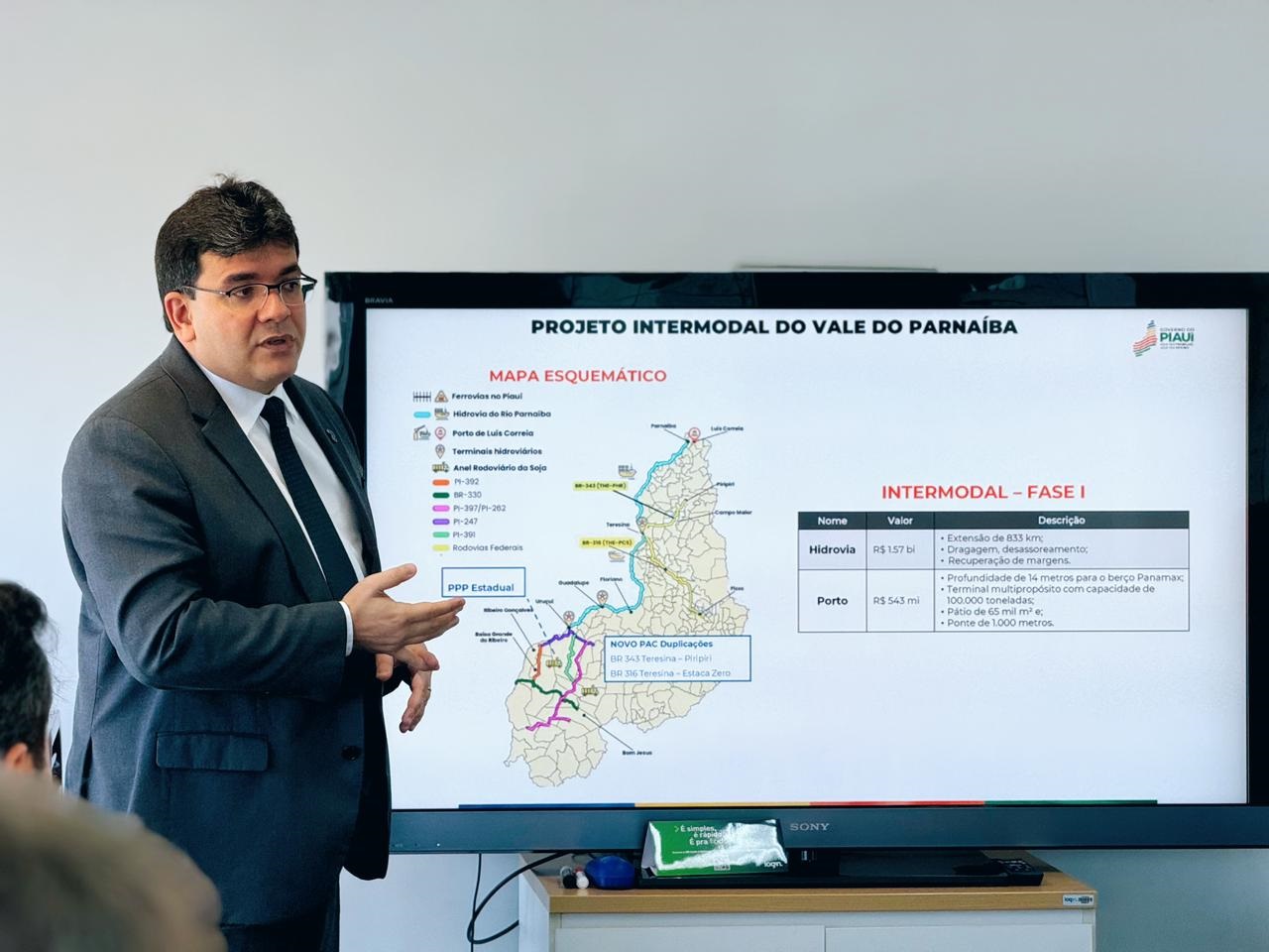 Em São Paulo, governador apresenta os potenciais do Piauí nas áreas portuária e energética