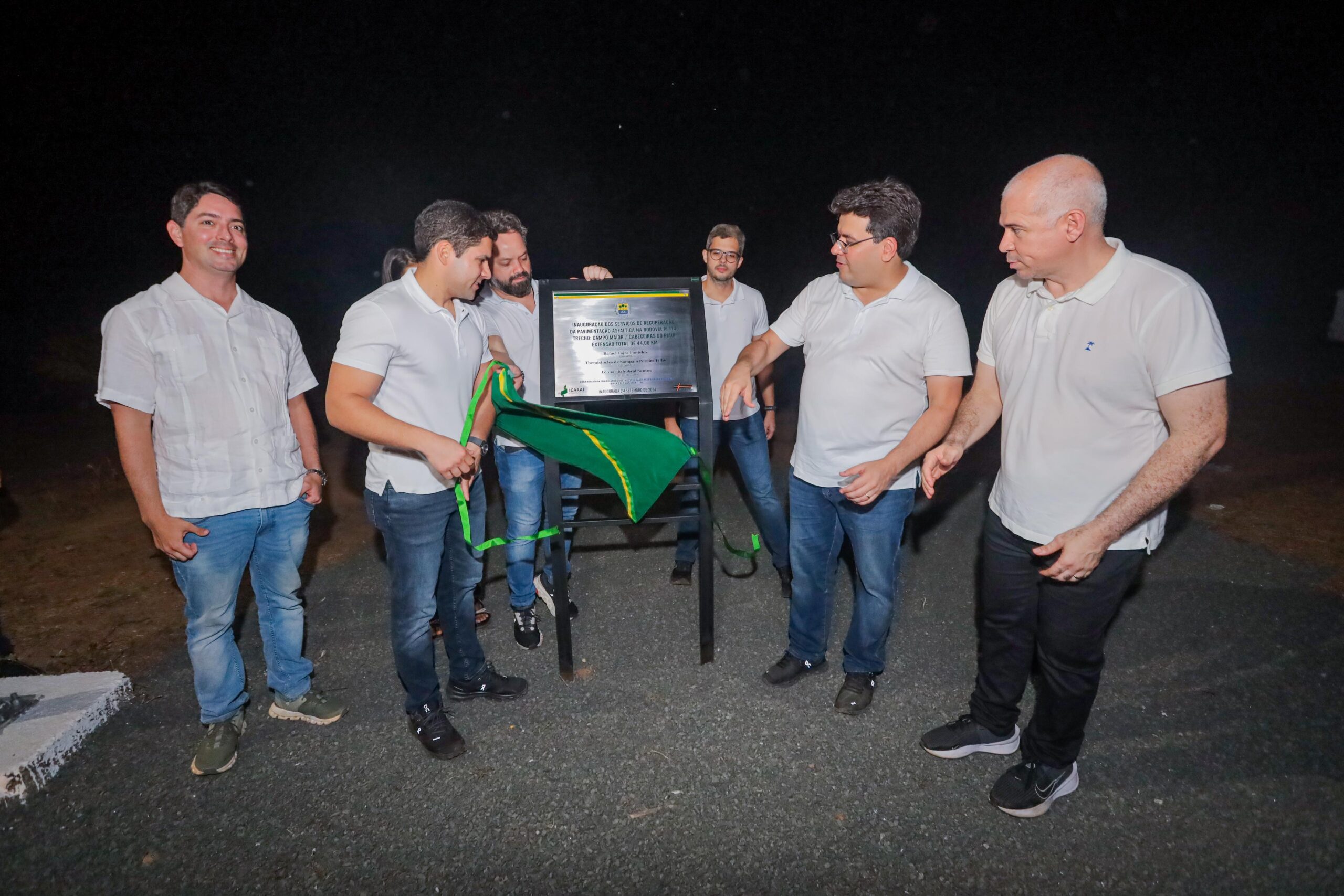 Inaugurada pavimentação asfáltica da PI 114, trecho Cabeceiras – Campo Maior